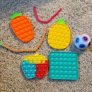 Colorful Pop Fidget Toy Set